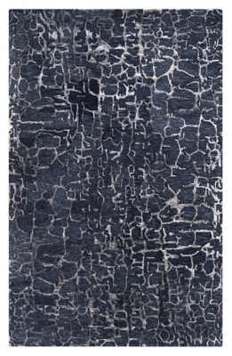 Home Accents 5' X 8' Rug, Blue, large