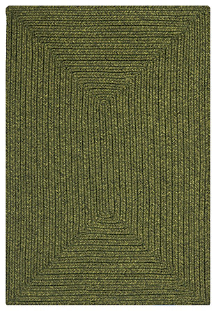 Reversible 3' x 5' Area Rug, Green, large