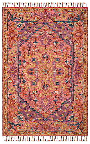 Accessory 5' x 8' Area Rug, Pink/Violet, large