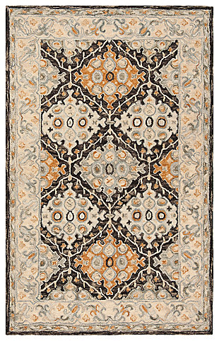 Accessory 5' x 8' Area Rug, Beige/Brown, large