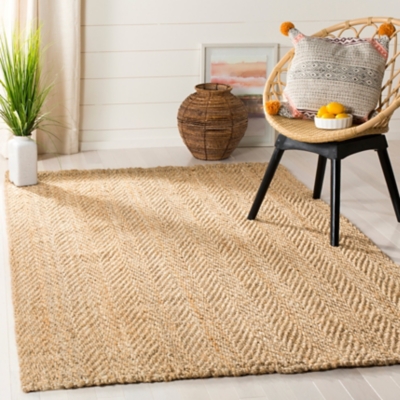 Natural Fiber 5' x 8' Area Rug, Beige/Natural, large