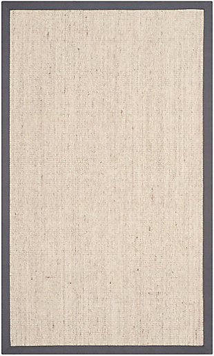 For sophisticated beach house style, this sisal rug is the perfect choice. Natural fiber rugs are soft underfoot, textural and woven from sustainably harvested sisal for an elegant cottage look with feel-good appeal.Made of sisal | Machine made | Low pile | Latex bac; rug pad recommended | Spot clean | Imported