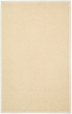 Natural Fiber 5' x 8' Area Rug, Cream, large