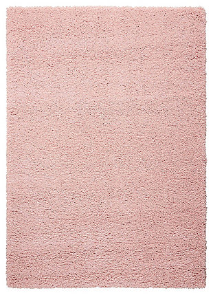 Accessory Amore Blush 7'10" X 10'10" Area Rug, Blush Pink, large