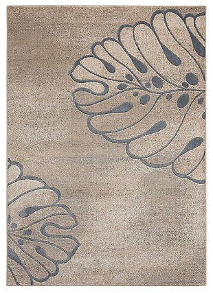Accessory Maxell Beige 3'10" X 5'10" Area Rug, Beige, large