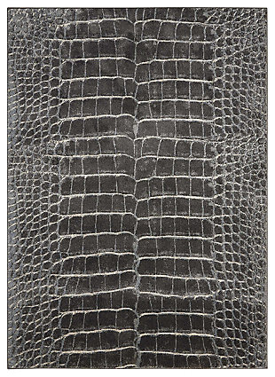 Accessory Maxell Charcoal 5'3" X 7'3" Area Rug, Charcoal, large