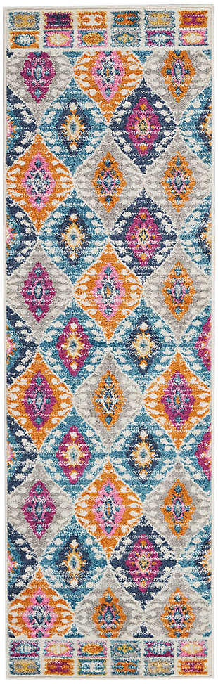 Accessory Passion Multicolor 1'10" X 2'10" Accent Rug, Teal, rollover