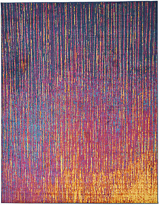 Nourison Nourison Passion 6'7" x 9'6" Multicolor Modern Indoor Rug, Sunburst, rollover