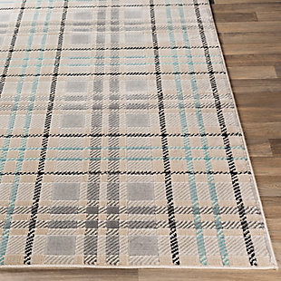 Whether your inspiration is preppy chic, American classic or modern farmhouse, this plaid area rug makes itself at home with easy-to-love, transitional appeal. Neutral palette adds to its relaxed sensibility.Made of polypropylene | Machine woven | Medium pile | Imported | Spot clean only
