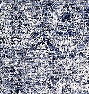When your room needs a hint of color with loads of flair, this wonderfully versatile area rug is just the ticket. Distressed effect softens the aesthetic for understated good looks that complement virtually any decor.Made of polyester | Machine woven | No pile | Rug pad recommended | No backing | Spot clean recommended | Imported