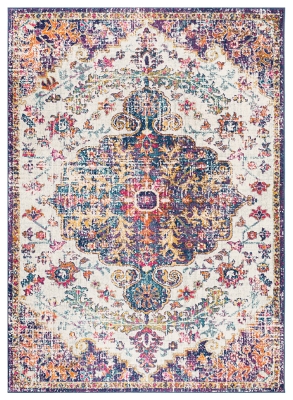 Machine Woven Harper 3'11" x 5'7" Area Rug, Saffron, large