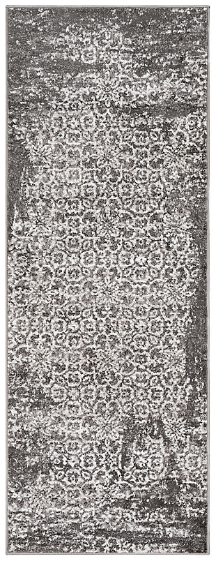 Tasteful design and harmonious hues impart a timeless look to any space. This highly versatile area rug is the perfect marriage of traditional and contemporary styles. It’s a sophisticated yet relaxed aesthetic that feels right at home.Made of polypropylene | Machine woven | Medium pile | Rug pad recommended | Spot clean recommended | Imported