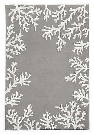 Home Accents 5' X 7'6" Indoor/outdoor Rug, Gray, large