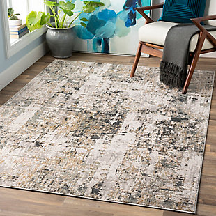 Striking abstract patterned rug leaves so much to the imagination. Its ethereal design dresses up a room with brilliant color, visual texture and a highly contemporary point of view.Made of polypropylene/polyester | Machine woven | Low pile | Rug pad recommended | Spot clean recommended | Imported