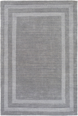 Hand Tufted Sorrento 2' x 3' Doormat, Medium Gray, large