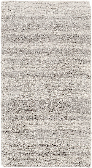 Machine Woven Wilder 2' X 3'7" Doormat, Taupe/White, large