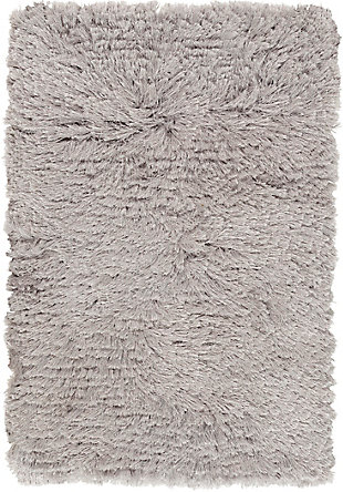 Hand Woven Whisper 2' x 3' Doormat, Light Gray, large