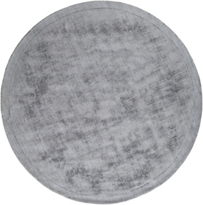 Surya Route 5'9" Round Area Rug, Light Gray, large