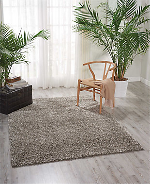 Power Loomed Brisbane Stone 5' X 7' Area Rug, Stone, rollover