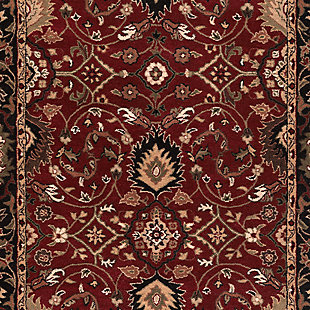 Classic design elements create a rug that's timeless in elegance and universal in appeal. Posh palette and distinctive pattern clearly reflect your good taste.Made of wool | Hand-tufted | Medium pile | Canvas backing; rug pad recommended | Wool fibers are prone to shedding, vacuum regularly and shedding will subside | Imported | Spot clean only