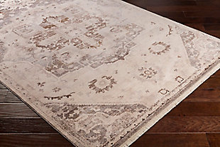 When your room needs a dash of softness and pop of personality, this wonderfully versatile rug is just the ticket. Distressed, dyed effect softens the aesthetic for understated good looks that complement virtually any decor.Made of polyester | Machine woven | Low pile | No backing; rug pad recommended | Spot clean | Imported