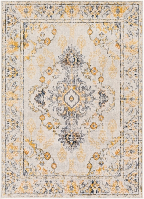 Traditional 5'3" x 7' Area Rug, Multi, large