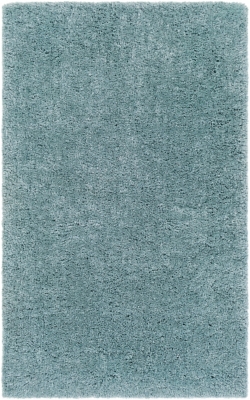 World Needle 5' x 8' Area Rug, Aqua, large