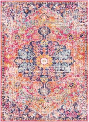 Traditional 2' x 3' Area Rug, Multi, large
