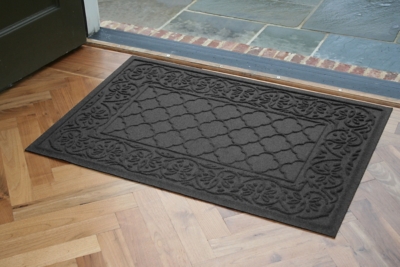 Home Accents Aqua Shield 1'11" x 3' Rosalie Indoor/Outdoor Doormat, Gray, large