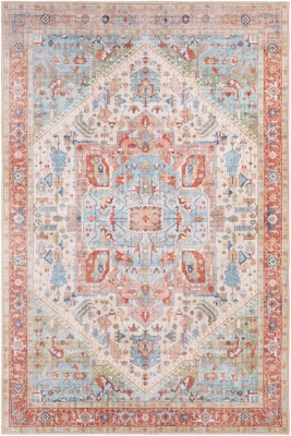 Traditional 2'3" x 3'9" Area Rug, Multi, large