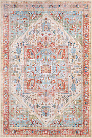 Traditional 2'3" x 3'9" Area Rug, Multi, large