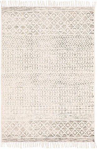 Global 3' x 5' Area Rug, Charcoal/Beige, rollover