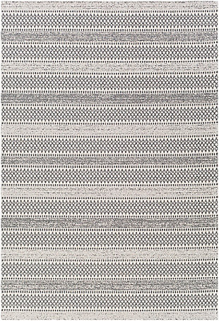 Soft stripes and a classic color pairing make a simply stri statement. This unassuming floor covering adds a dimensional quality that aligns your space in a decidedly modern way.Made of cotton | Machine woven | No pile | Machine Washable (Cold Water Only – Hang Dry) or Spot Clean | Imported