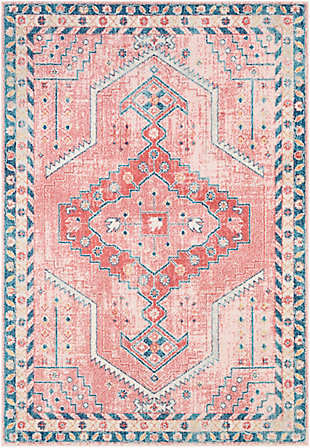 Traditional Area Rug 7'10" x 10' Rug, Multi, rollover