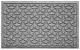 Home Accents Waterhog Elipse 2' x 3' Indoor/Outdoor Mat, Medium Gray, large