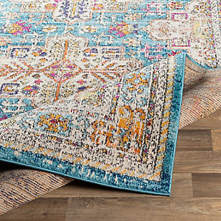 Made in the fade. Sporting a weathered effect for a relaxed sensibility, this area rug conveys what casual living is all about. Easy-care construction and exceptional versatility make it a practical choice for any space you please.Made of polypropylene | Machine woven | Medium pile | Rug pad recommended  | Spot clean | Imported