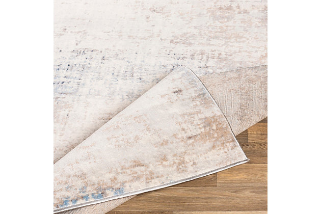 Made in the fade. Sporting a weathered effect for a relaxed sensibility, this area rug conveys what casual living is all about. Easy-care construction and exceptional versatility make it a practical choice for any space you please.Made of polypropylene | Machine woven | No pile | Rug pad recommended  | Spot clean | Imported