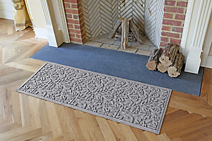 Home Accents Waterhog Fall Day 22" x 60" Runner, Gray, rollover