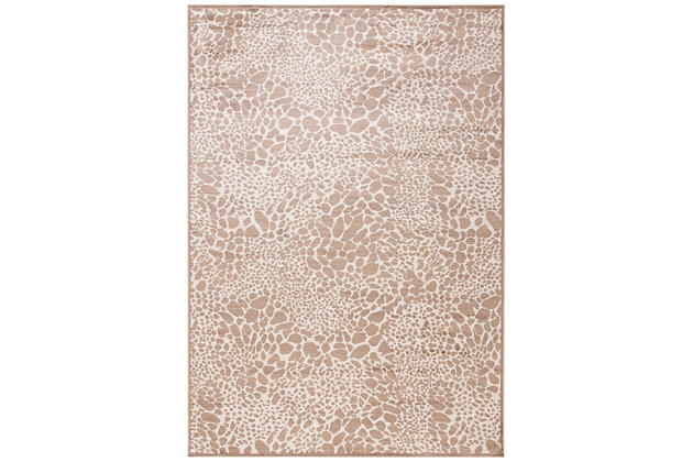 Tasteful design and harmonious hues impart a timeless look to any space. This highly versatile area rug is the perfect marriage of traditional and contemporary styles. It’s a sophisticated yet relaxed aesthetic that feels right at home.Made of viscose | Machine woven | Low pile | Cotton backing; rug pad recommended | Spot clean | Imported