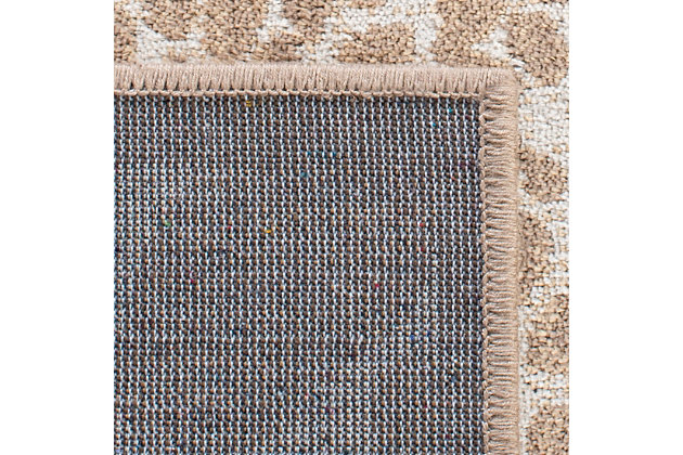 Tasteful design and harmonious hues impart a timeless look to any space. This highly versatile area rug is the perfect marriage of traditional and contemporary styles. It’s a sophisticated yet relaxed aesthetic that feels right at home.Made of viscose | Machine woven | Low pile | Cotton backing; rug pad recommended | Spot clean | Imported