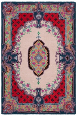 Safavieh Bellagio 2'6" X 4' Accent Rug, Ivory/Pink, large
