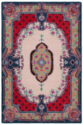 Safavieh Bellagio 5' X 8' Area Rug, Ivory/Pink, large