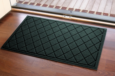 Home Accents Aqua Shield 1'11" x 2'11" Cordova Indoor/Outdoor Doormat, Green, large