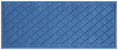 Home Accents Aqua Shield 1'10" x 4'11" Argyle Runner, Blue, large