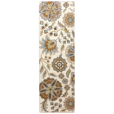 Home Accents Athena Flower 2'6" X 8' Area Rug, , rollover