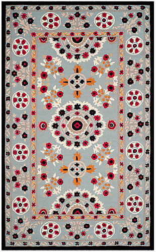 Rules are made to be broken. This eclectic rug combines elements from a variety of styles and turns them into something fresh and new, and utterly you.100% wool | Hand-tufted | Medium pile | Rug pad recommended | Spot clean | Imported