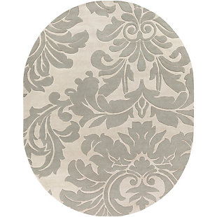 Home Accents Athena Paisley 8' X 10' Oval Area Rug, , rollover