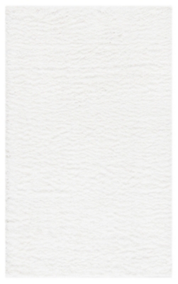 August Shag 2'3" x 4' Runner Rug, White, large
