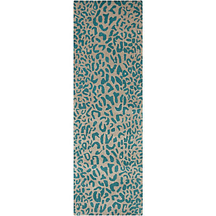 Home Accents Athena Leopard 2'6" X 8' Area Rug, , rollover