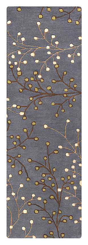 Home Accents Athena Branch 2'6" X 8' Area Rug, , large
